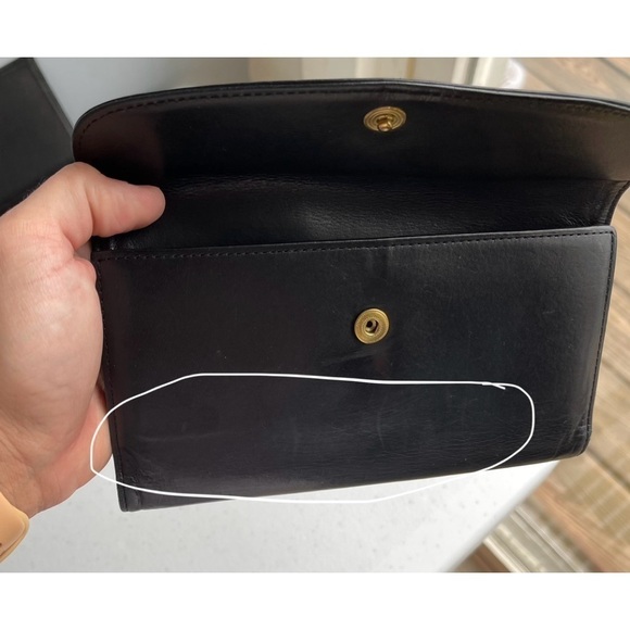 Vintage Coach Black Leather Legacy Wallet - Picture 14 of 14
